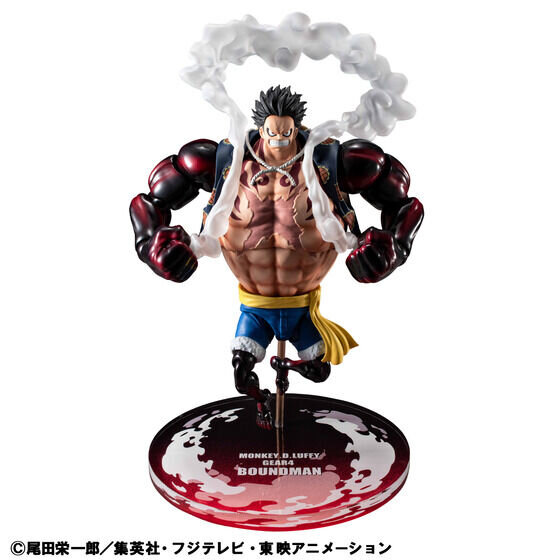 武装色をダイナミックに表現！「ワンピース」より「ルフィ ギア4 バウンドマン」が立体化ー差し替えパーツと台座でプレイバリュー満点