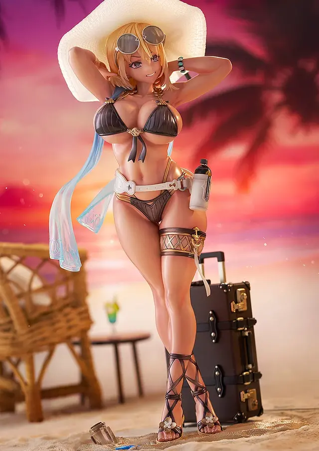 水着×褐色×太もも！トリダモノ氏のオリキャラ「ミラ(Mira)SunsetVer.」が大迫力―日に焼けた肌が煽情的なボディを際立たせる