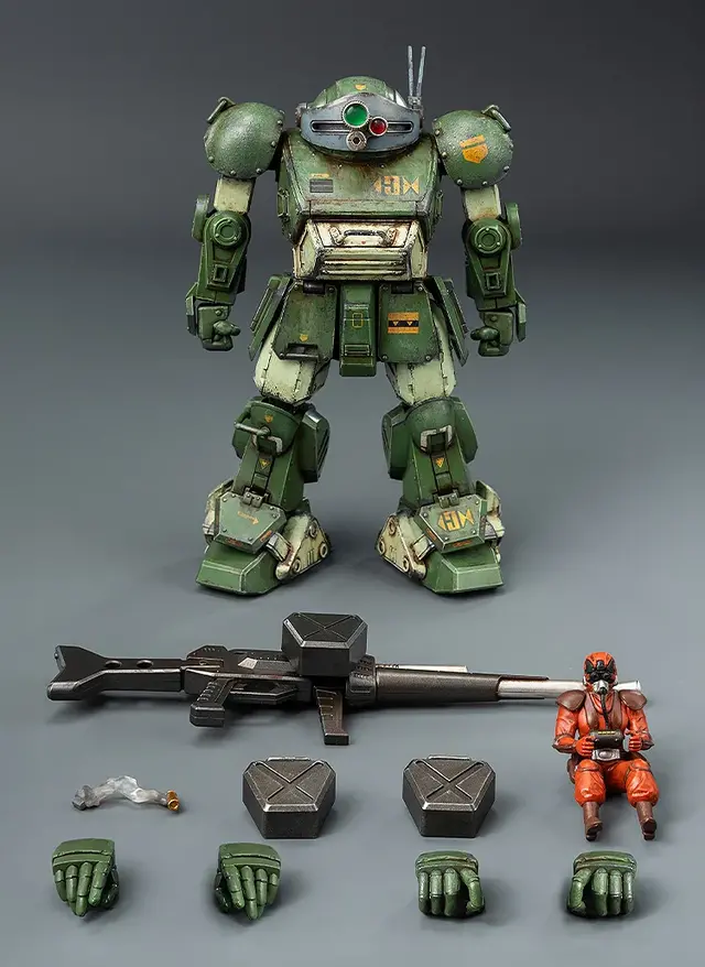 全世界900台限定！「装甲騎兵ボトムズ」“ロボ道 スコープドッグ”が激しいダメージ表現や重厚な汚れ塗装を施したヘビーウェザリング版として予約受付中