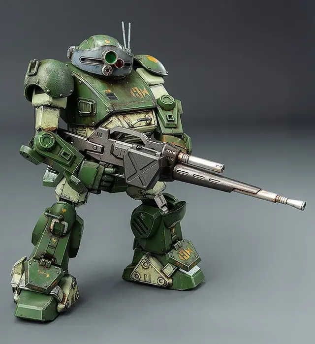 全世界900台限定！「装甲騎兵ボトムズ」“ロボ道 スコープドッグ”が激しいダメージ表現や重厚な汚れ塗装を施したヘビーウェザリング版として予約受付中