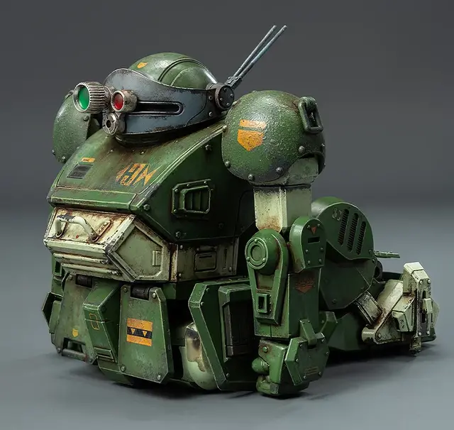 全世界900台限定！「装甲騎兵ボトムズ」“ロボ道 スコープドッグ”が激しいダメージ表現や重厚な汚れ塗装を施したヘビーウェザリング版として予約受付中