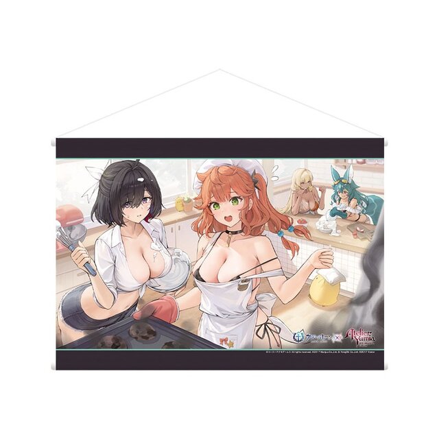 ライザの着せ替えイラストも復刻！『アズレン』×『ユミアのアトリエ』コラボグッズ予約受付中ータペストリー、クッションなど勢揃い