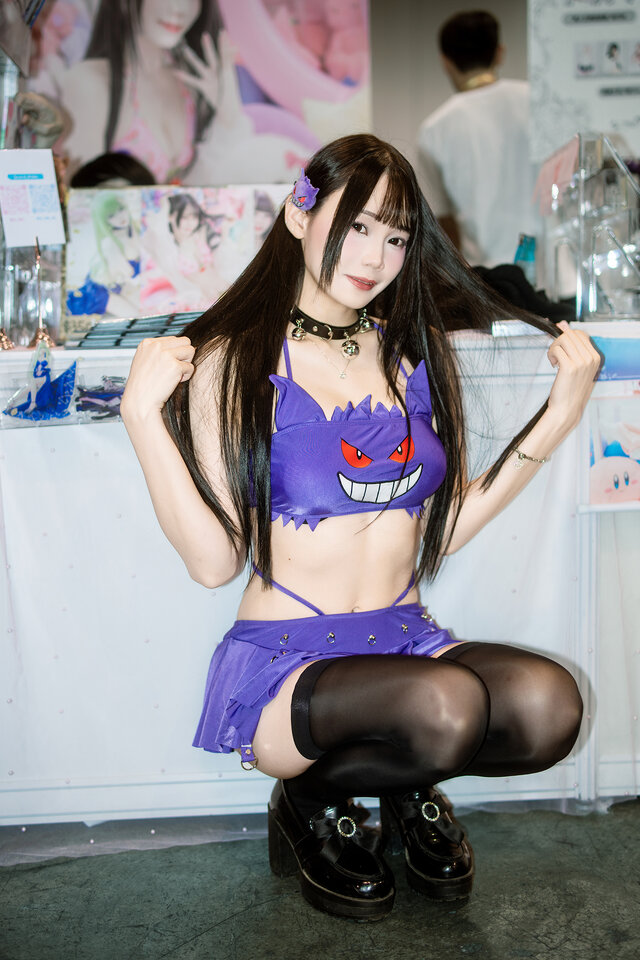 ゲンガー（擬人化）『ポケットモンスター』／CU Una 張芷璇（Instagram：cu_una_）