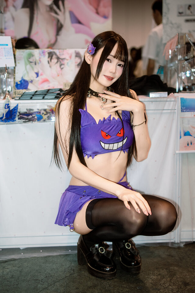 ゲンガー（擬人化）『ポケットモンスター』／CU Una 張芷璇（Instagram：cu_una_）