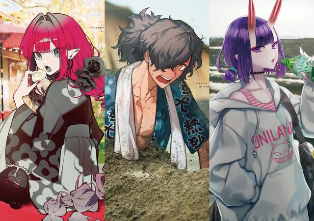 自分が住む都道府県はどのサーヴァント？『FGO』全国縦断の新聞企画「OVER THE SAME SKY」九州・沖縄エリアのイラストひとまとめ