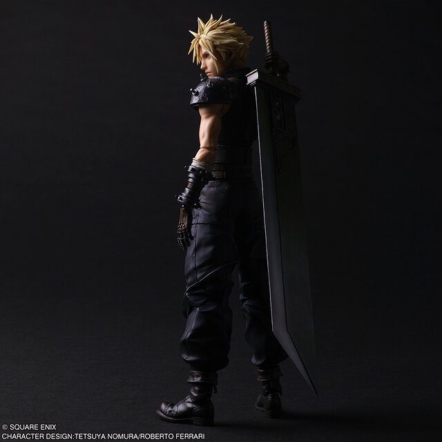 『FF7 リバース』より「クラウド・ストライフ」新作アクションフィギュアが予約受付中！バスターソードや“黒マテリア”でさまざまなシーンを再現