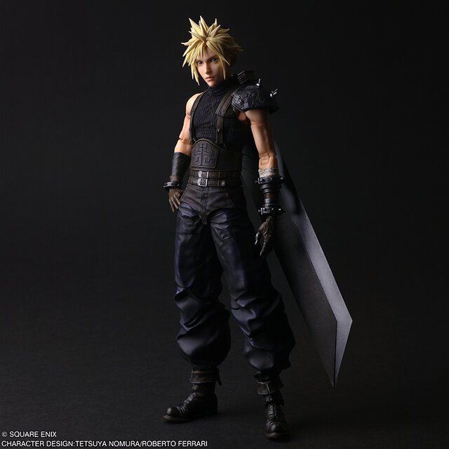 『FF7 リバース』より「クラウド・ストライフ」新作アクションフィギュアが予約受付中！バスターソードや“黒マテリア”でさまざまなシーンを再現