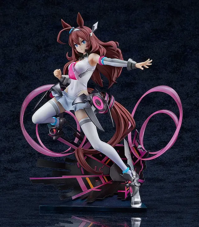 SFチックな勝負服にオリジナルポーズが決まる！『ウマ娘』より「ミホノブルボン」フィギュアが再販―固有スキルイメージの台座も豪華