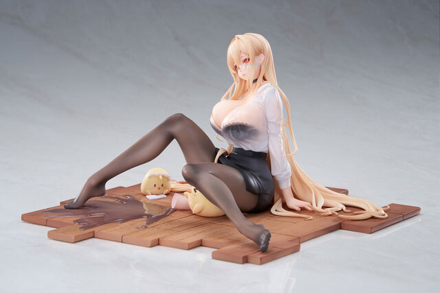 水が倒れてシャツを濡らしちゃった…零れそうな透け透けバストにドキッとくる『アズレン』「インプラカブル」フィギュアが予約開始！