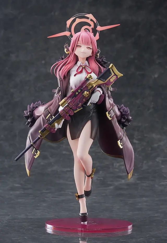 スカートからのぞく太もも！『ブルアカ』アルがフィギュア化ーニコッと笑った差し替え表情パーツなど、クールな「アウトロー」の魅力を表現