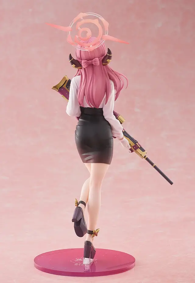 スカートからのぞく太もも！『ブルアカ』アルがフィギュア化ーニコッと笑った差し替え表情パーツなど、クールな「アウトロー」の魅力を表現