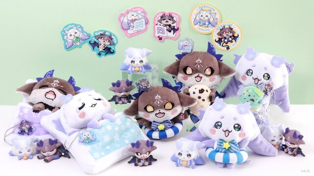 にじさんじ「でびでび・でびる」「ルンルン」の”おひるね”ぬいぐるみマスコットが可愛すぎる！「でびるんSummer」グッズが本日8月20日19時発売