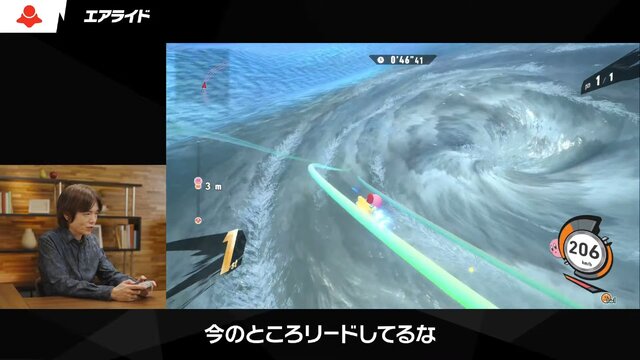 『カービィのエアライダー』桜井政博さんのゲーム実況が密かに注目！「あーかわいそう！」とのんびり口調で相手マシンを粉砕