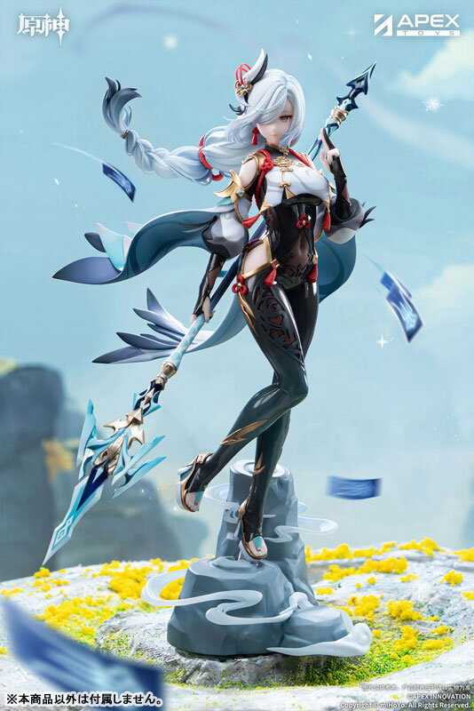 シースルーからのぞくおへそ！『原神』より「申鶴」1/7スケールフィギュアが予約受付中ー初回特典にはキャライメージブレスレットが付属