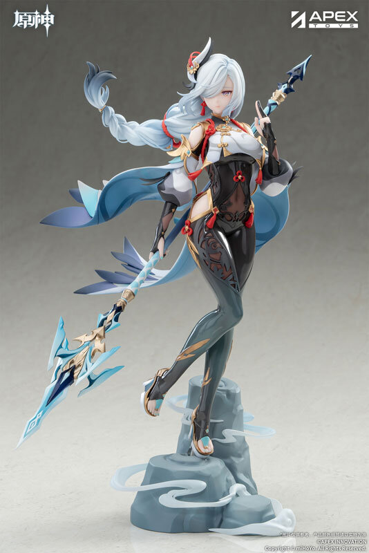 シースルーからのぞくおへそ！『原神』より「申鶴」1/7スケールフィギュアが予約受付中ー初回特典にはキャライメージブレスレットが付属