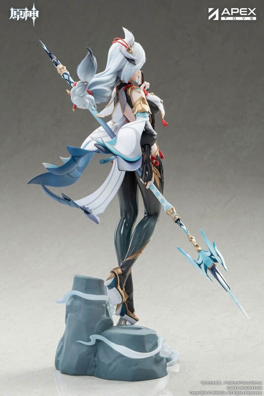 シースルーからのぞくおへそ！『原神』より「申鶴」1/7スケールフィギュアが予約受付中ー初回特典にはキャライメージブレスレットが付属