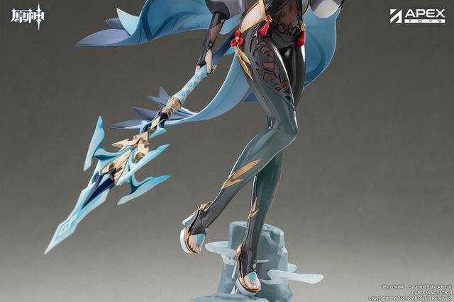 シースルーからのぞくおへそ！『原神』より「申鶴」1/7スケールフィギュアが予約受付中ー初回特典にはキャライメージブレスレットが付属