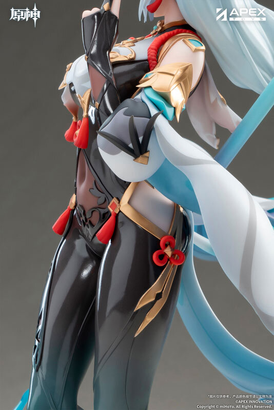 シースルーからのぞくおへそ！『原神』より「申鶴」1/7スケールフィギュアが予約受付中ー初回特典にはキャライメージブレスレットが付属