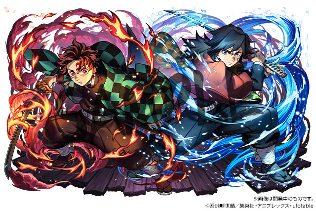 『パズドラ』が「鬼滅の刃」とコラボ！伊黒や不死川、童磨などが参戦―「竈門炭治郎＆竈門禰豆子」などセットで描かれた新キャラも