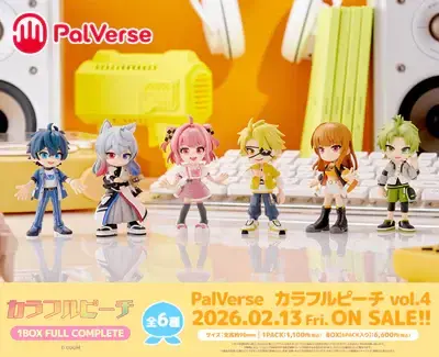「カラフルピーチ」じゃぱぱや、のあ含む全11名をデフォルメフィギュア化！手のひらサイズで可愛い「PalVerse」が予約受付中