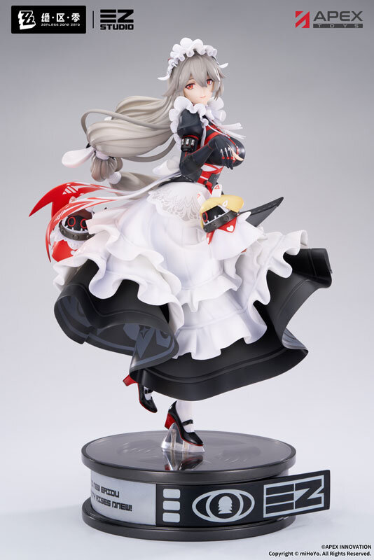 スカートの躍動感やスリットから覗く太ももがセクシー！『ゼンゼロ』よりメイド長「リナ」がフィギュア化