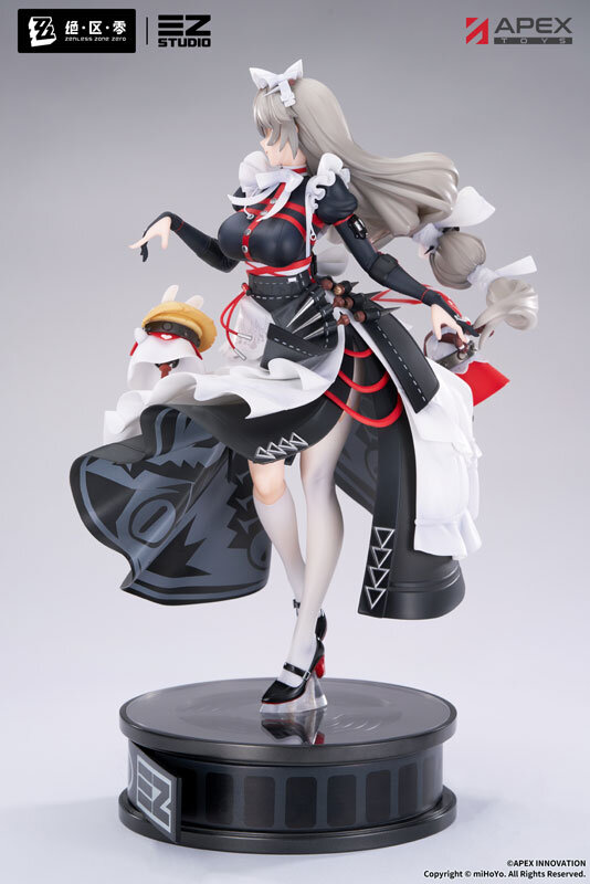 スカートの躍動感やスリットから覗く太ももがセクシー！『ゼンゼロ』よりメイド長「リナ」がフィギュア化