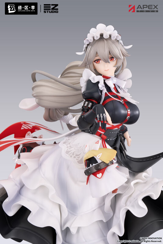 スカートの躍動感やスリットから覗く太ももがセクシー！『ゼンゼロ』よりメイド長「リナ」がフィギュア化
