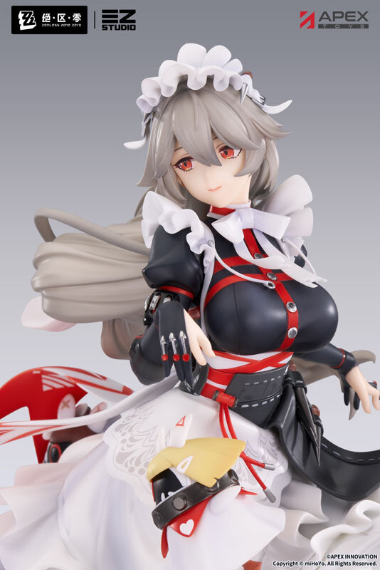 スカートの躍動感やスリットから覗く太ももがセクシー！『ゼンゼロ』よりメイド長「リナ」がフィギュア化