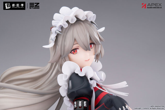スカートの躍動感やスリットから覗く太ももがセクシー！『ゼンゼロ』よりメイド長「リナ」がフィギュア化
