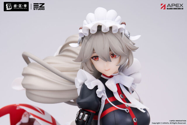 スカートの躍動感やスリットから覗く太ももがセクシー！『ゼンゼロ』よりメイド長「リナ」がフィギュア化