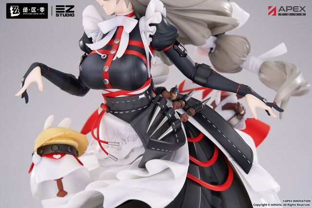 スカートの躍動感やスリットから覗く太ももがセクシー！『ゼンゼロ』よりメイド長「リナ」がフィギュア化