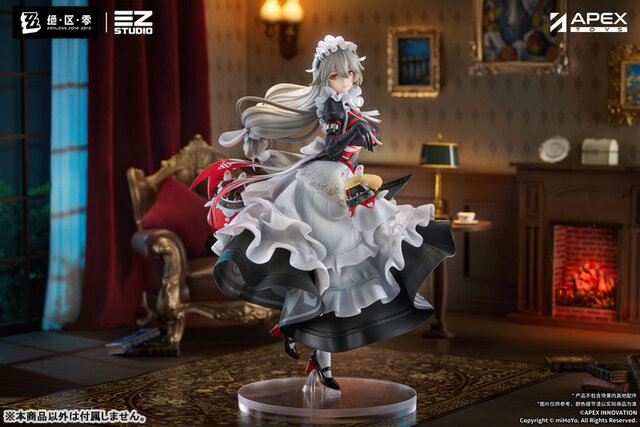 スカートの躍動感やスリットから覗く太ももがセクシー！『ゼンゼロ』よりメイド長「リナ」がフィギュア化