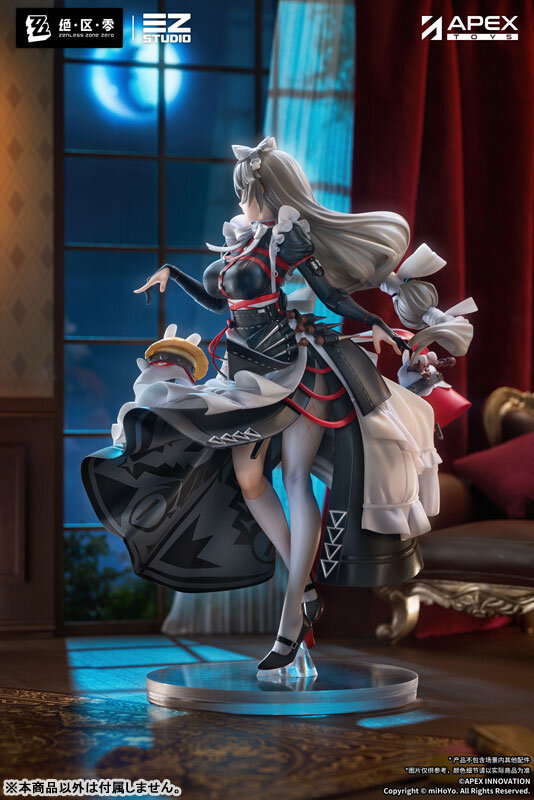 スカートの躍動感やスリットから覗く太ももがセクシー！『ゼンゼロ』よりメイド長「リナ」がフィギュア化