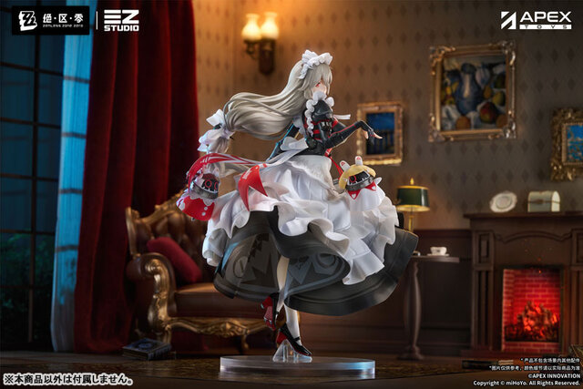 スカートの躍動感やスリットから覗く太ももがセクシー！『ゼンゼロ』よりメイド長「リナ」がフィギュア化