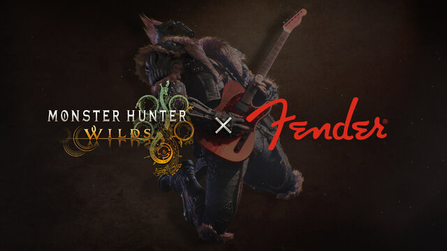 『モンハンワイルズ』が世界的ギターブランド「Fender®」とコラボ！楽曲「英雄の証」を自動演奏する特別なジェスチャーをクエストで入手