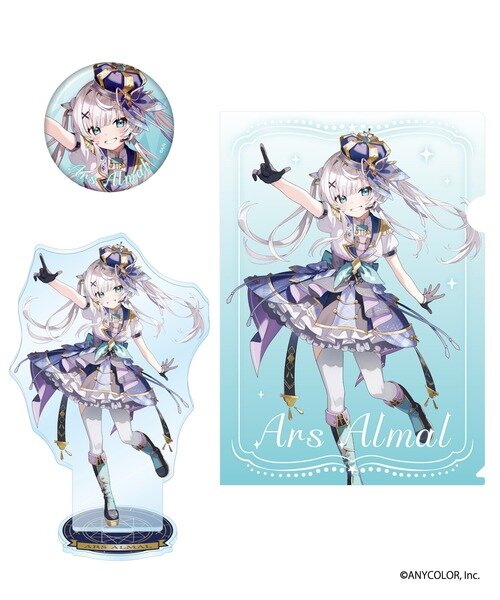 にじさんじ「アルス・アルマル」とZOZOTOWNがコラボ！新衣装姿のTシャツやクッションなど限定アイテム全7型を受注販売
