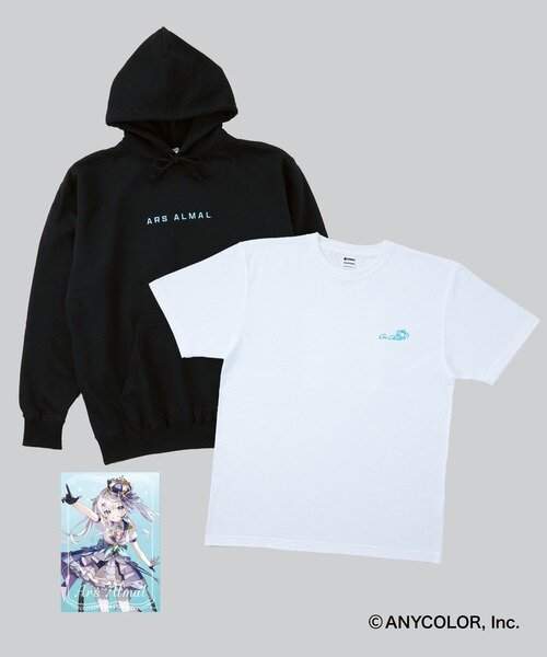 にじさんじ「アルス・アルマル」とZOZOTOWNがコラボ！新衣装姿のTシャツやクッションなど限定アイテム全7型を受注販売