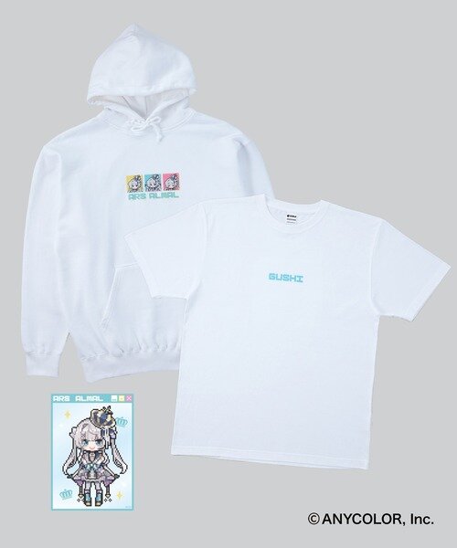 にじさんじ「アルス・アルマル」とZOZOTOWNがコラボ！新衣装姿のTシャツやクッションなど限定アイテム全7型を受注販売