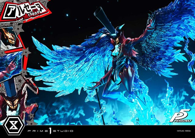 約21万円の豪華仕様！『ペルソナ5』より「アルセーヌ」が立体化―全幅148cmの1/4スケールスタチューが予約受付中