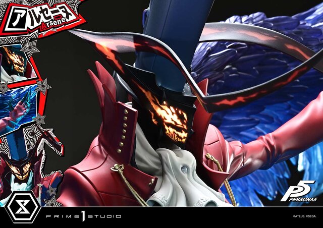 約21万円の豪華仕様！『ペルソナ5』より「アルセーヌ」が立体化―全幅148cmの1/4スケールスタチューが予約受付中