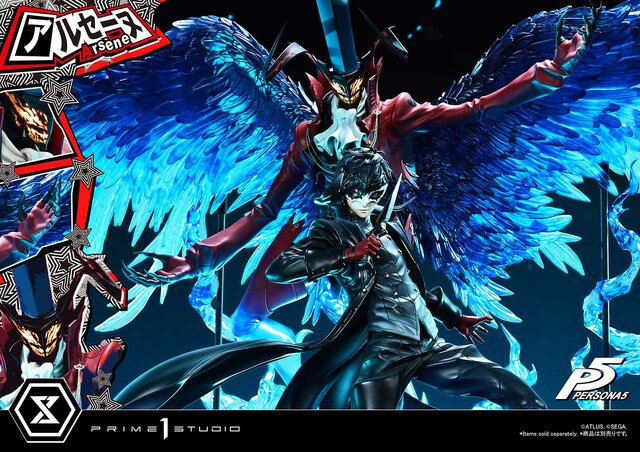 約21万円の豪華仕様！『ペルソナ5』より「アルセーヌ」が立体化―全幅148cmの1/4スケールスタチューが予約受付中