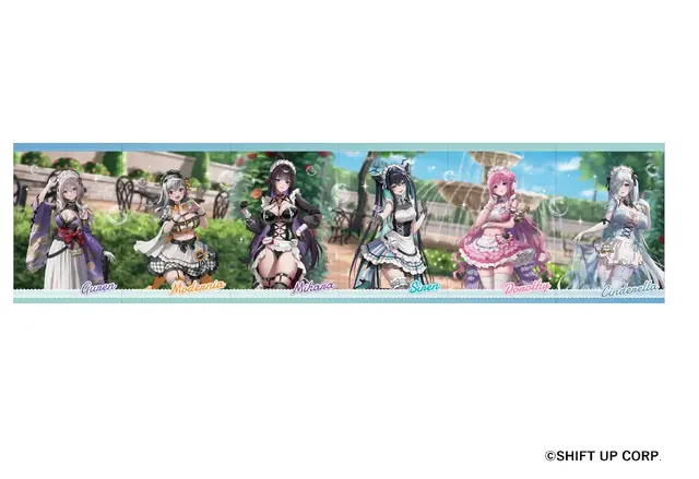 ニケたちがセクシー&可愛い衣装でお出迎え！『勝利の女神：NIKKE』コラボカフェ第2弾開催決定ー新たにリトルマーメイドなどが登場