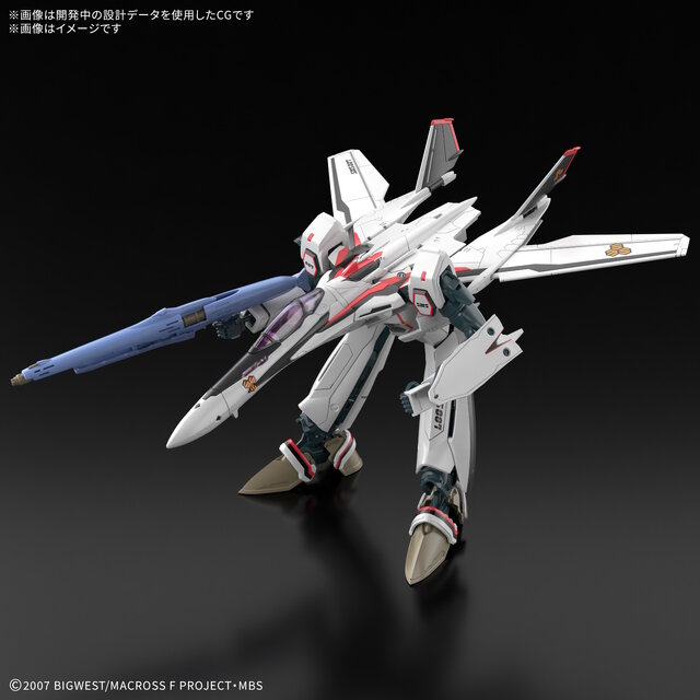 「マクロスF」より「メサイアバルキリー(早乙女アルト機)」がHGプラモ化！デラックス版にはシェリル・ノームの描き下ろしアクスタ＆デカールを付属