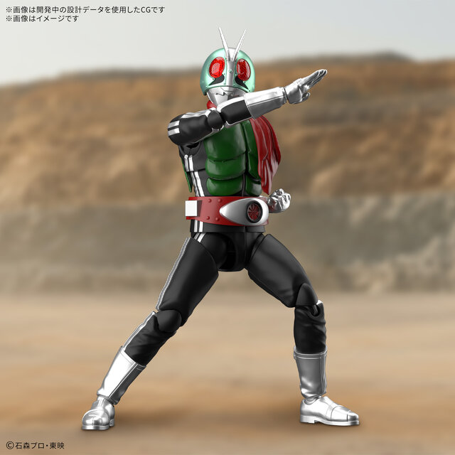 「仮面ライダー新1号」がプラモ化！ライダースーツやタイフーンの造形、豊富なパーツで劇中ポーズを再現可能