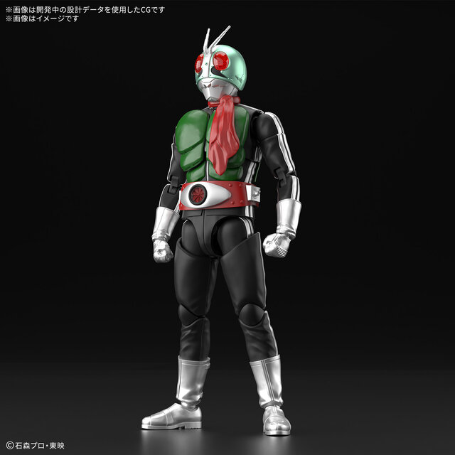 「仮面ライダー新1号」がプラモ化！ライダースーツやタイフーンの造形、豊富なパーツで劇中ポーズを再現可能