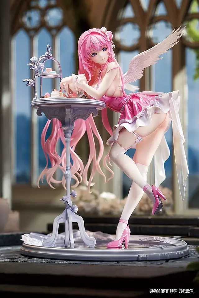 ムチっとした太もも！『勝利の女神：NIKKE』より「ドロシー：ノスタルジア」がフィギュア化―衣装の質感やテーブル上の小物まで精巧に再現