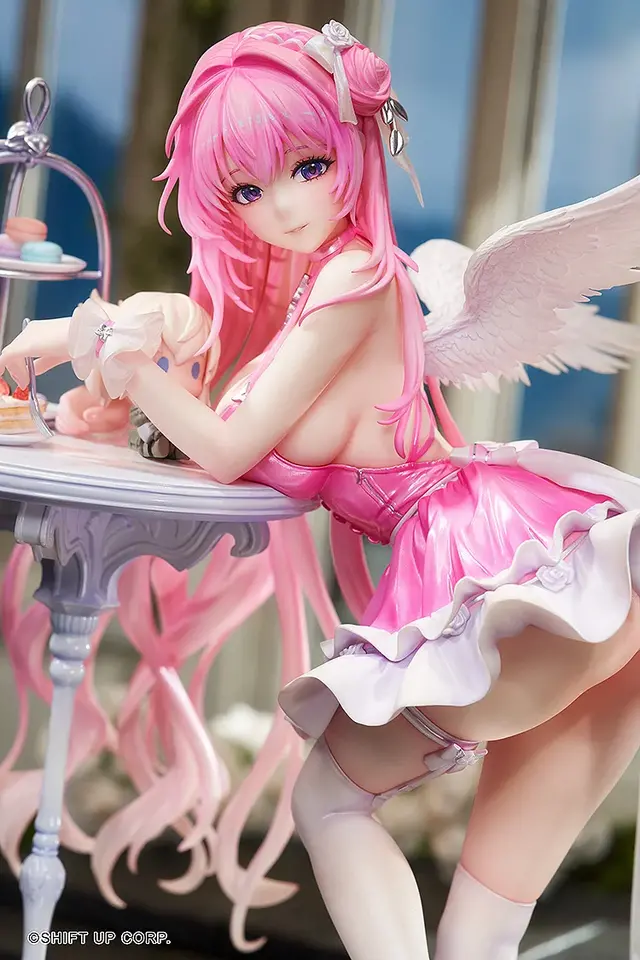 ムチっとした太もも！『勝利の女神：NIKKE』より「ドロシー：ノスタルジア」がフィギュア化―衣装の質感やテーブル上の小物まで精巧に再現