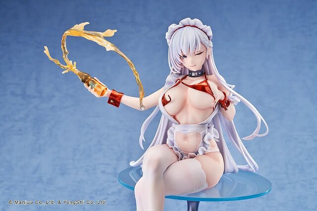 目のやり場がなさすぎる！『アズレン』ベルファストが着せ替え「至福の奉仕」デザインで立体化、弾けた水着がセクシー…