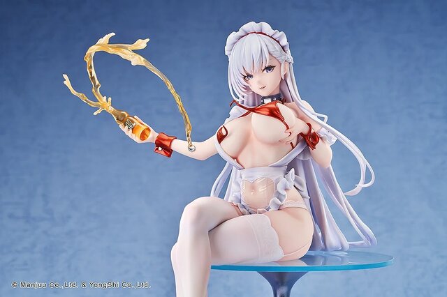 目のやり場がなさすぎる！『アズレン』ベルファストが着せ替え「至福の奉仕」デザインで立体化、弾けた水着がセクシー…