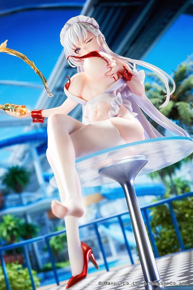 目のやり場がなさすぎる！『アズレン』ベルファストが着せ替え「至福の奉仕」デザインで立体化、弾けた水着がセクシー…